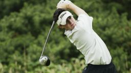 Rory McIlroy has risen to the top of golf's world rankings after winning the Honda Classic in Florida on Sunday. It caps a remarkable rise for the 22-year-old Northern Irishman in recent years. Here he is as a 14-year-old playing at the Boys Home Internationals at the Royal St David's Golf Club in Wales in August 2003. 