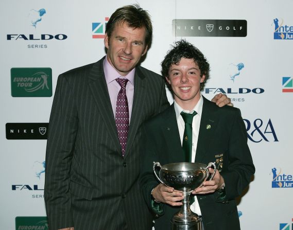 McIlroy got into the winning habit early, finishing top in the Under-15 boys competition of Nick Faldo's junior golf series in 2004. The following year he would shoot a course record 61 at the Dunluce links at Royal Portrush Golf Club in Northern Ireland. His astonishing eleven-under par total included nine birdies and an eagle.