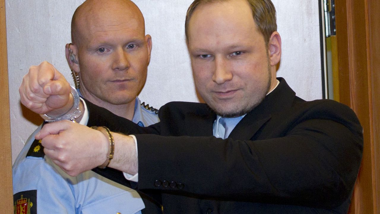 Anders Behring Breivik was charged last month with committing acts of terror and voluntary homicide.