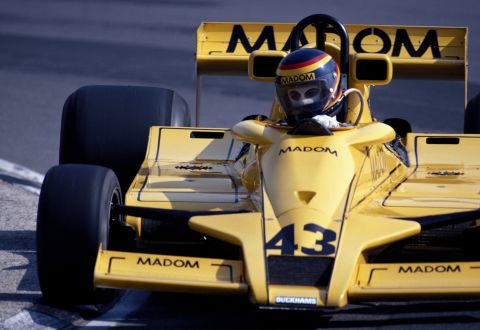 He entered 15 Formula One races between 1976 and 1982, but qualified to start only two of them with a best finish of 13th.