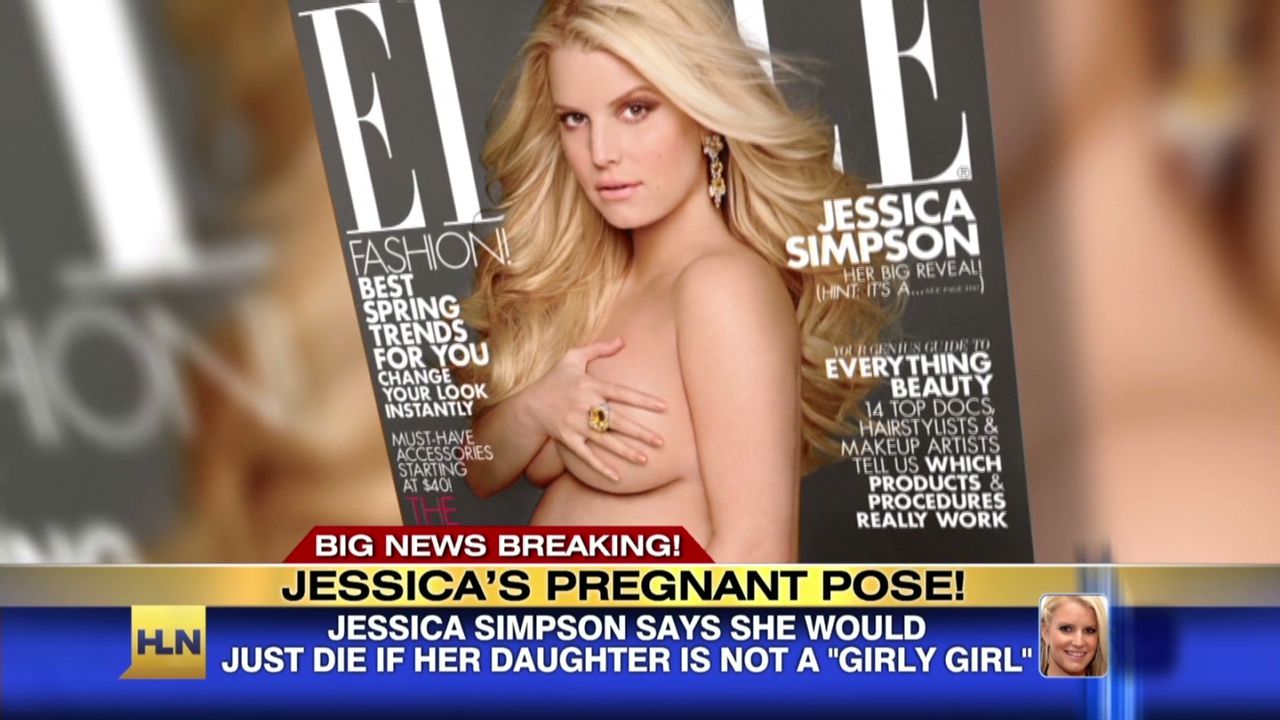Lisa Rinna Pregnant Nude - Jessica Simpson's nude pregnant pose | CNN