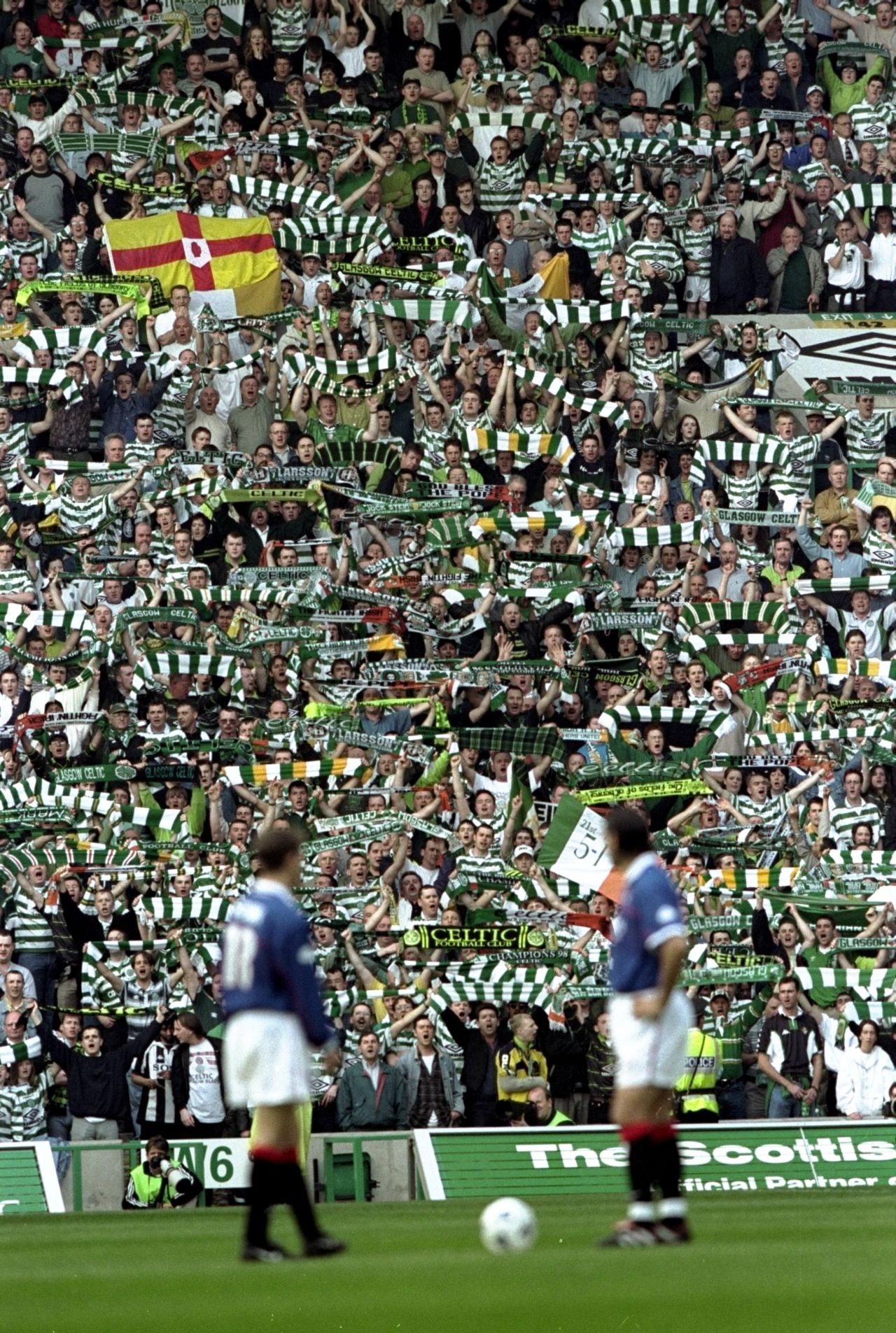 The Scottish league's biggest draw is the "Old Firm" rivalry between Rangers and Glasgow neighbors Celtic. The games are fiercely contested and transcend the usual footballing boundaries given Rangers' Protestant heritage and Celtic's Catholic backing.