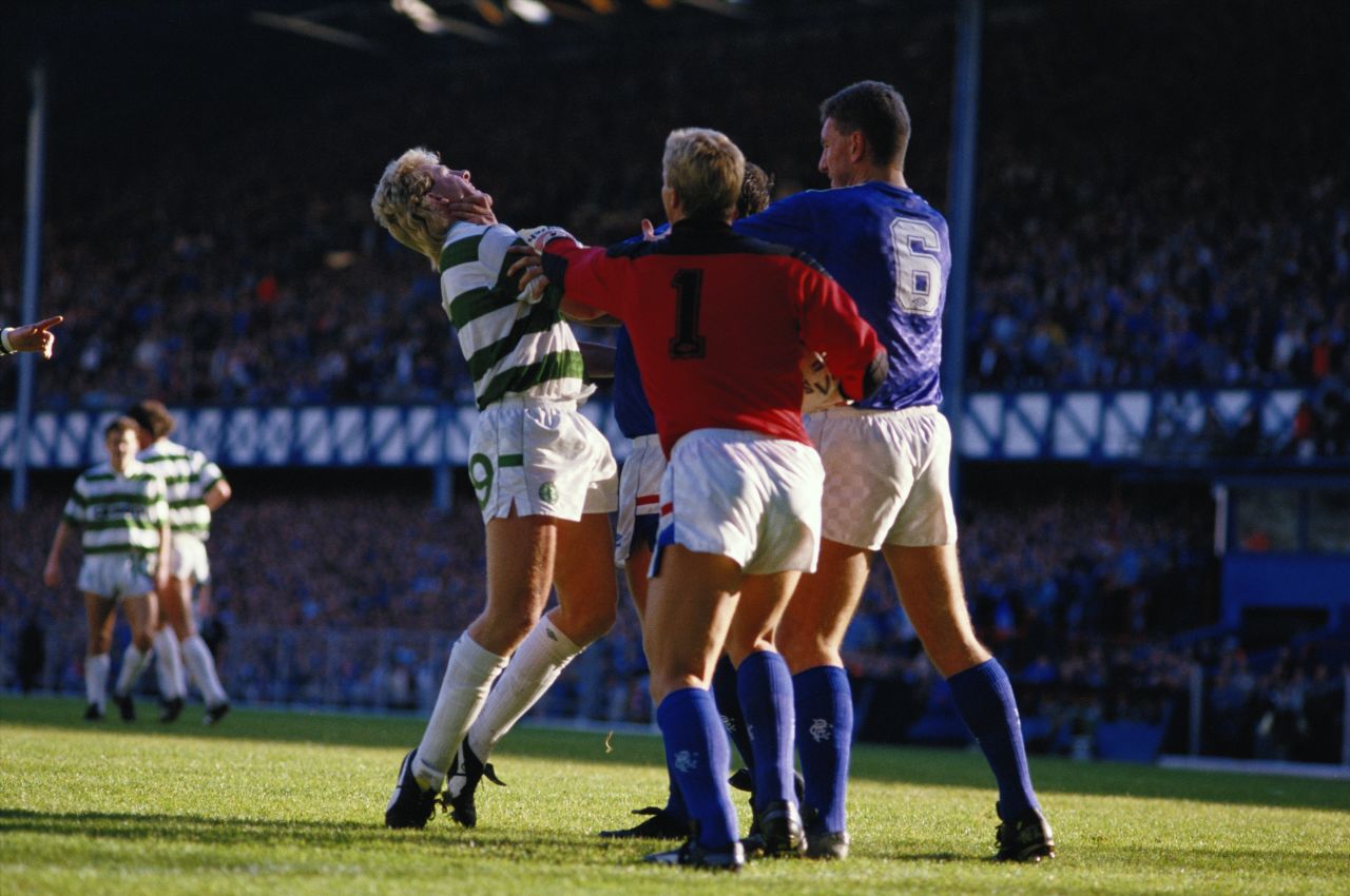 The Old Firm games always inflame passions and often result in several flashpoints. During this match in 1985, a group of Rangers players took exception to Celtic striker Frank McAvennie. Celtic insist the potential demise of Rangers won't affect them, but Scottish football experts disagree.