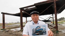 Seiki Sano, 81, stands where his home once stood in Sendai, Japan. It was destroyed in March 2011 in a devastating earthquake and tsunami. The fisherman also lost both of his boats in the tsunami. "It's hard to rebuild," he told iReporter Anthony Altit. "I won't live to see it happen."