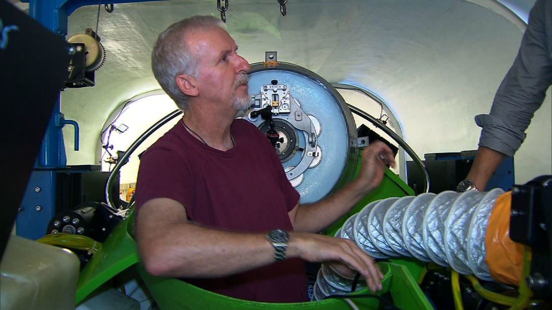 Oscar-winning director James Cameron  traveled to the deepest known point in the world's oceans.