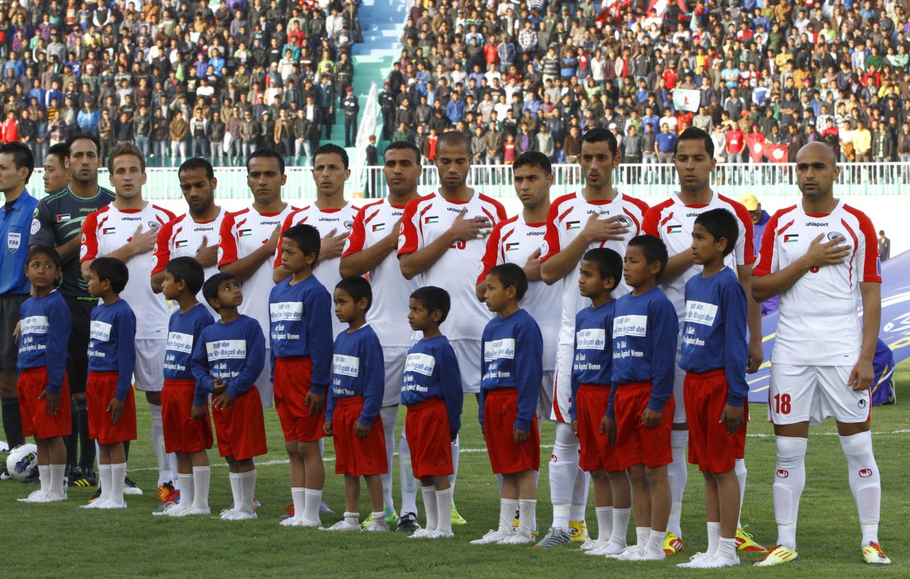 Palestine is one of 208 members of global football's governing body FIFA and is competing at the eight-team AFC Challenge Cup in Nepal.
