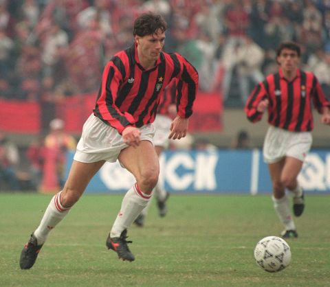 The first player to score four times in a match after the old European Cup was rebranded was Dutch master Marco van Basten. He grabbed all of AC Milan's goals in a 4-0 win over Sweden's IFK Goteborg in 1992.