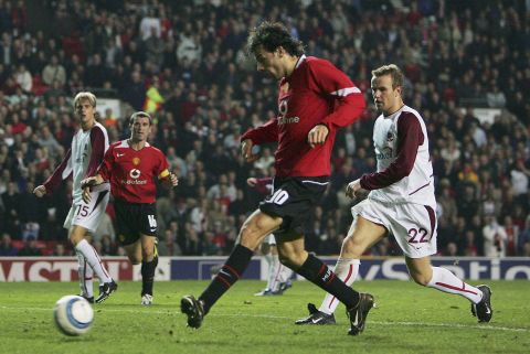 Dutch striker Ruud van Nistelrooy is the second-highest scorer in European Cup and Champions League history with 60 goals, behind Raul. He found the net four times while playing for Manchester United in a 4-1 win over Sparta Prague in 2004.