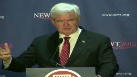 "For those of you who don't know about Twitter, you send out tweets to 'tweeples,'" Gingrich joked in Tupelo, Mississippi.