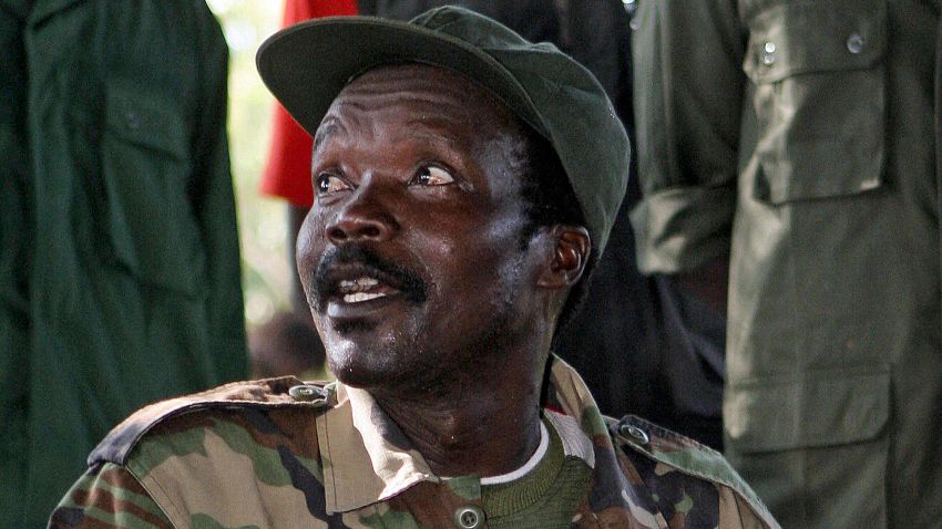 A file photo taken on November 12, 2006, shows the leader of the Lord's Resistance Army (LRA), Joseph Kony.