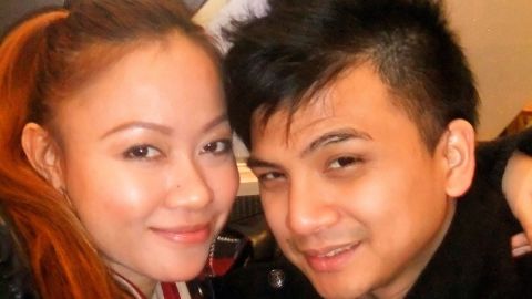 Christina Ras with boyfriend Hiroshi Inaba