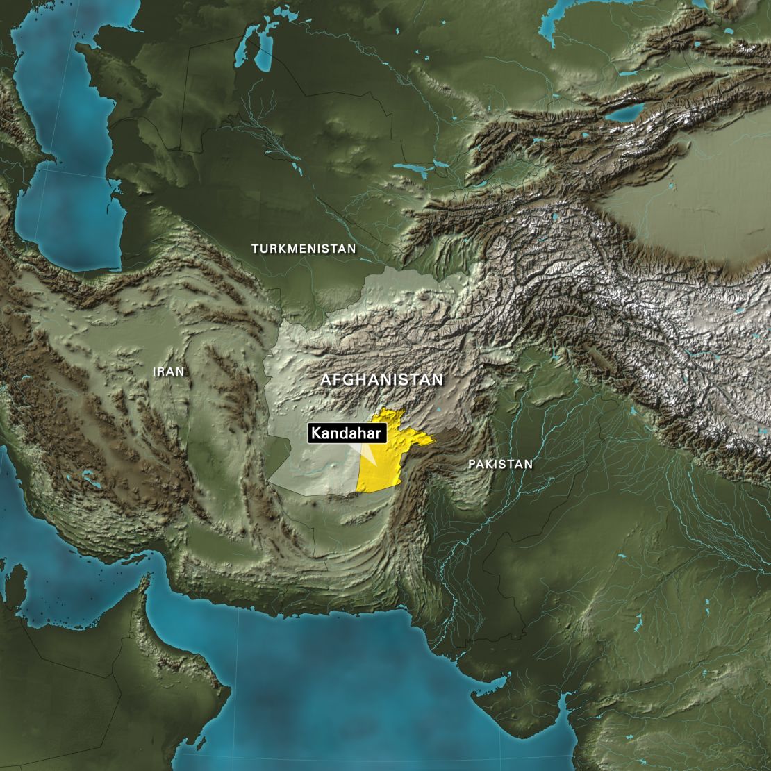 Map: Afghanistan