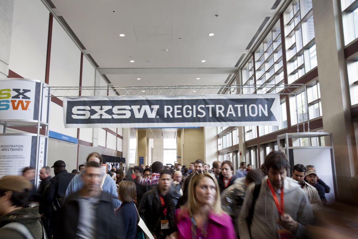 A record 25,000 people are attending the Interactive portion of the South by Southwest festival in Austin, Texas. The influential event, which ends Sunday, also includes film and music conferences and turns the streets of downtown Austin into a carnival of humanity.