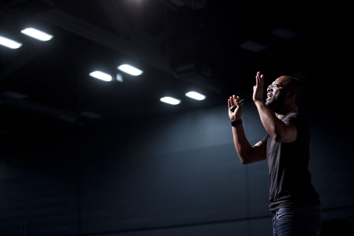 Comedian Baratunde Thurston, author of "How to be Black," delivered the keynote address during the festival.
