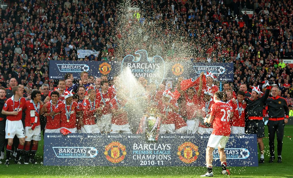 The champagne and the revenues continue to flow for English Premier League champions Manchester United, one of the highest-earning clubs in world football.