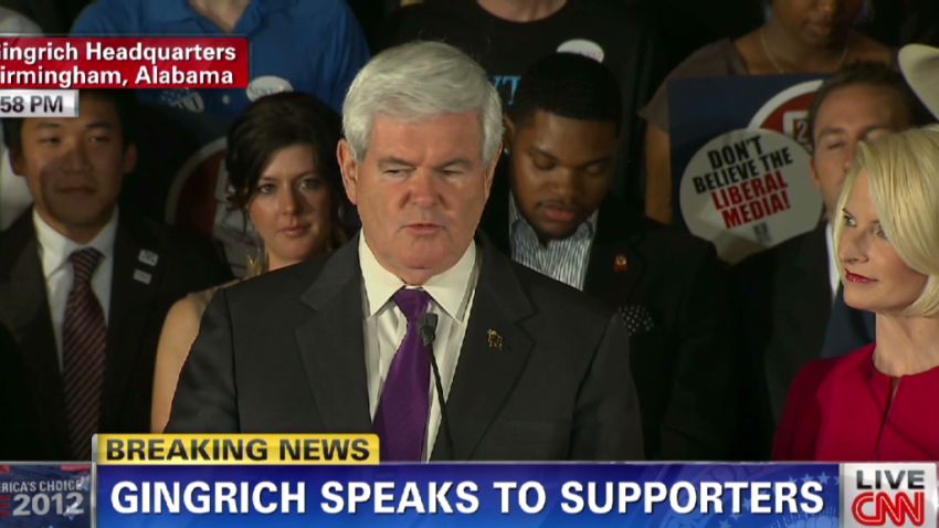 al prime gingrich reacts to southern races_00005518