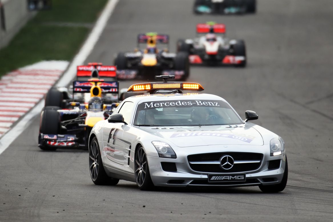 The gulf in class between some cars means that the leading drivers often lap back-markers during a race. The safety car is deployed if there has been an accident on track or if conditions become dangerous. Drivers are not allowed to overtake each other under such conditions, but in 2012 strugglers will be able to un-lap themselves by going past the safety car and reforming at the back of the field.