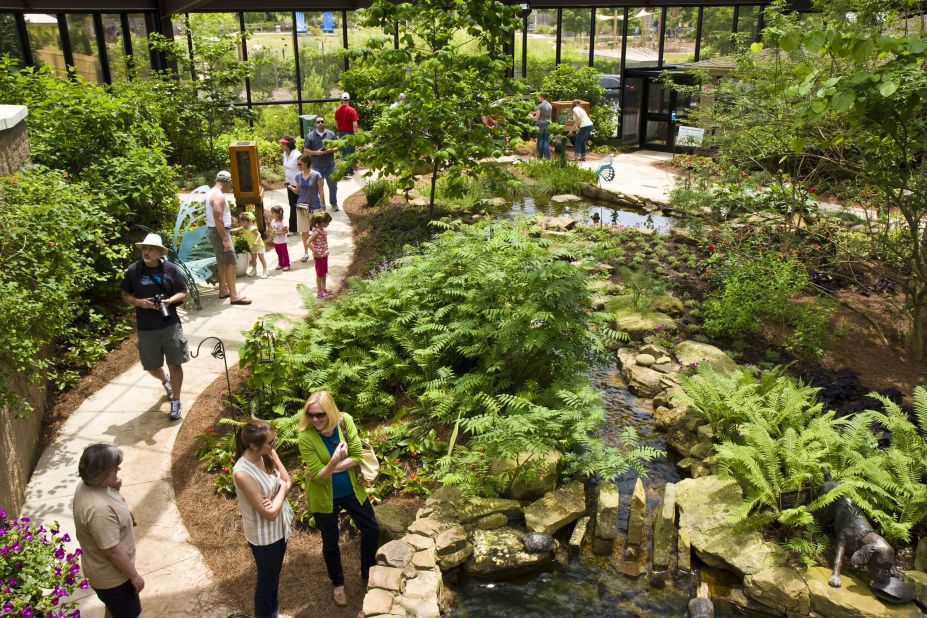 The Huntsville Botanical Garden's Nature Center is home to thousands of creatures including native butterflies, frogs and turtles.