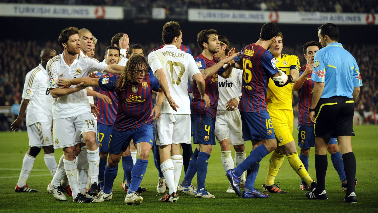 Clashes between fierce Spanish rivals Real Madrid and Barcelona are always a feisty affair