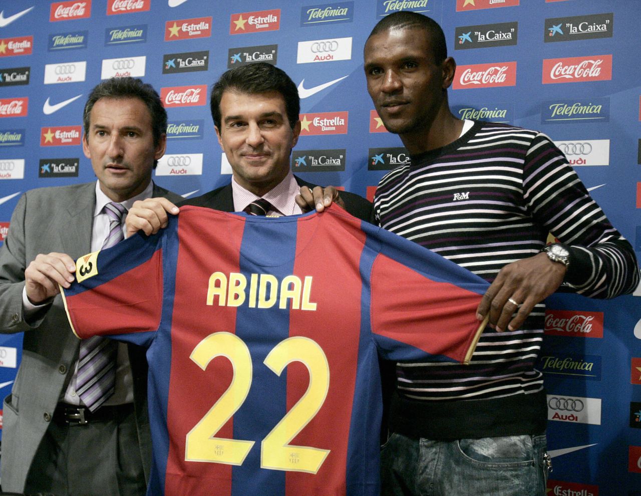 Abidal moved to the Camp Nou in 2007, having previously played for French champions Lyon, Lille and Monaco in his homeland. In January he signed a one-year contract extension until mid-2013.