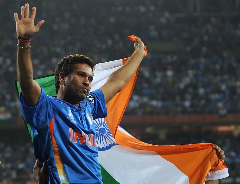 He had been stuck on 99 since the 2011 World Cup, when he closed to within one of the milestone with a ton against South Africa. Tendulkar helped India win the final against co-hosts Sri Lanka in his home city of Mumbai on April 2. He scored only 18 in that match, but was India's top runscorer as his country won the 50-over tournament for the first time.