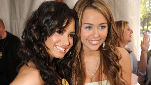 Demi Lovato and Miley Cyrus have used social media to send positive messages about body image.