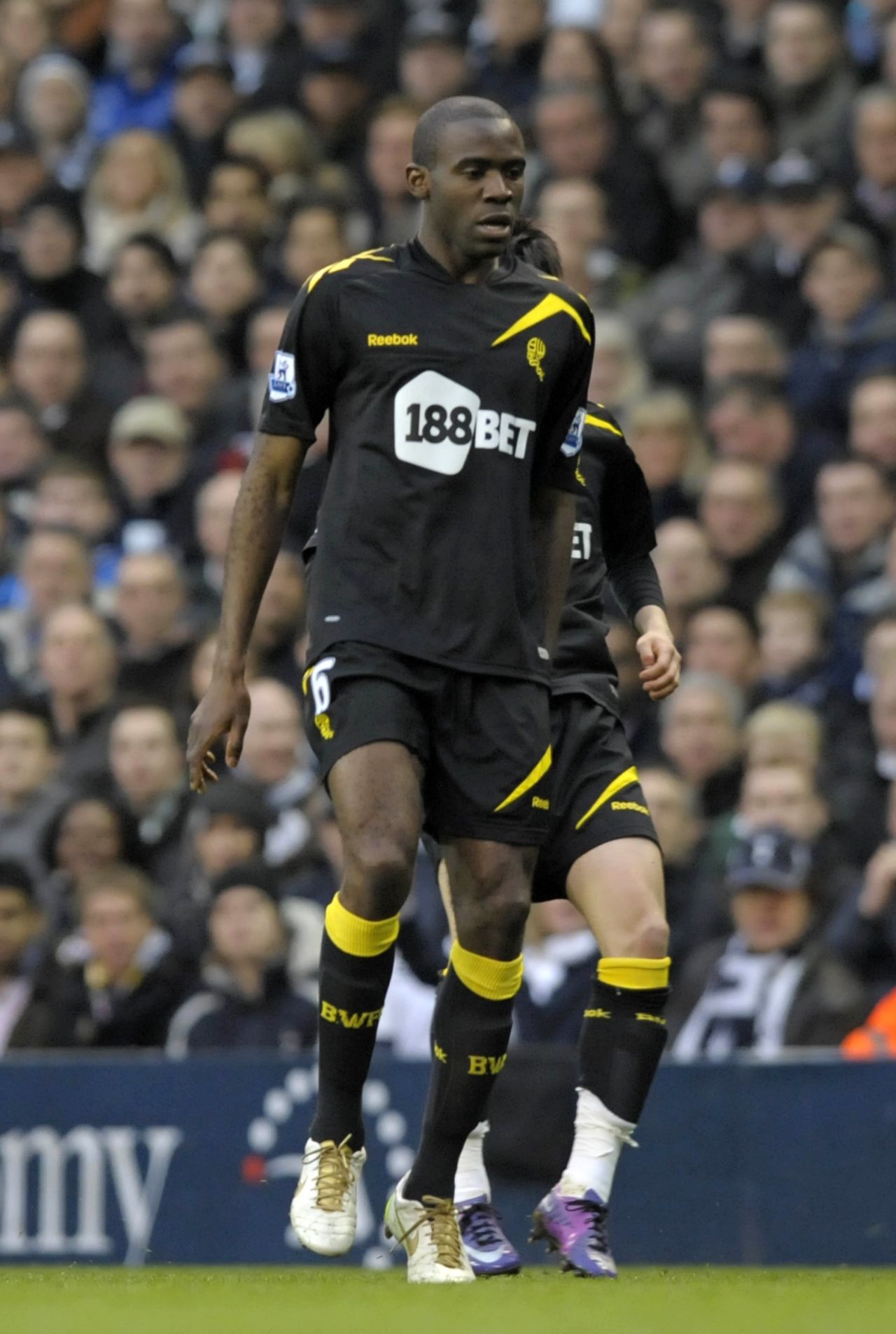 Muamba collapsed on the pitch just before halftime during the English FA Cup quarterfinal at Tottenham Hotspur on March 17, suffering a cardiac arrest before being brought back to life.