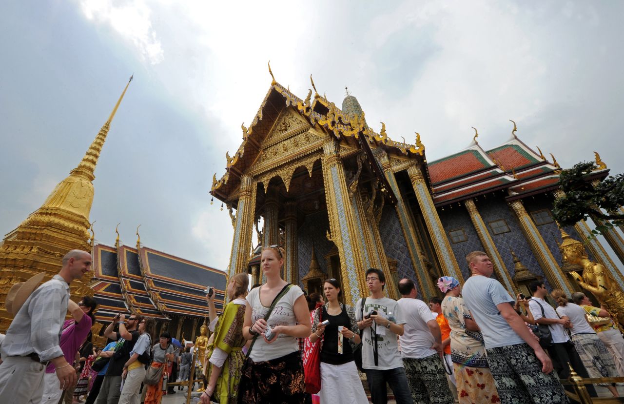 <strong>Visitors: 15.8 million</strong><br /><strong>Growth: 14.6% </strong><br />Wat Phra Kaew (Temple of the Emerald Buddha) is one of many popular attractions in Bangkok. 
