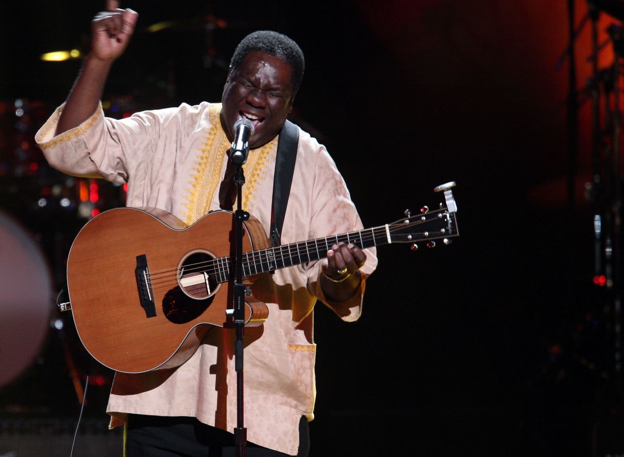 South African singer and songwriter Vusi Mahlasela is another musician to have collaborated with Playing for Change.