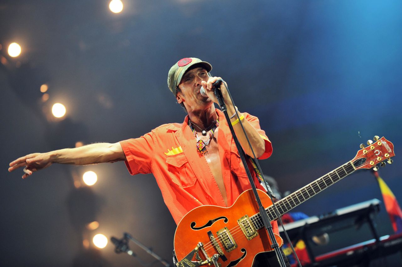 Singer and songwriter Manu Chao is one of the famous artists to be included in the Playing for Change roster.
