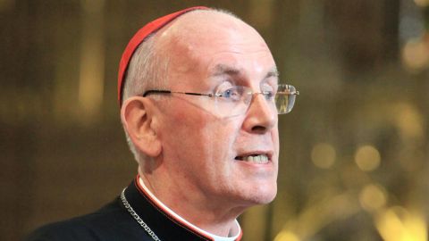  Cardinal Sean Brady issued a statement Monday admitting that "inappropriate imagery was inadvertently shown by a priest."