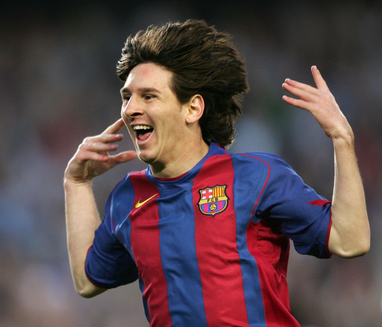 Messi's first goal for Barca came in May 2005 against Albacete, a strike which made him the youngest goalscorer in the club's history. The record was later broken by Spain's Bojan Krkic, who is now with Italian Serie A side Roma.