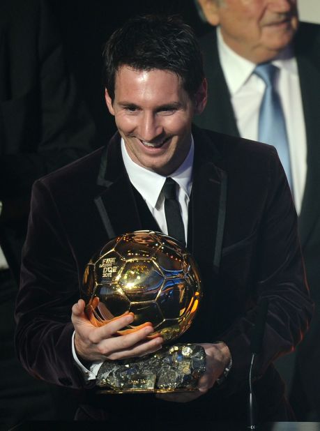 In January, Messi was crowned the FIFA Ballon d'Or winner for the third time in his career having also won the award for the world's best player in 2010 and 2011. No-one has ever won it four times.