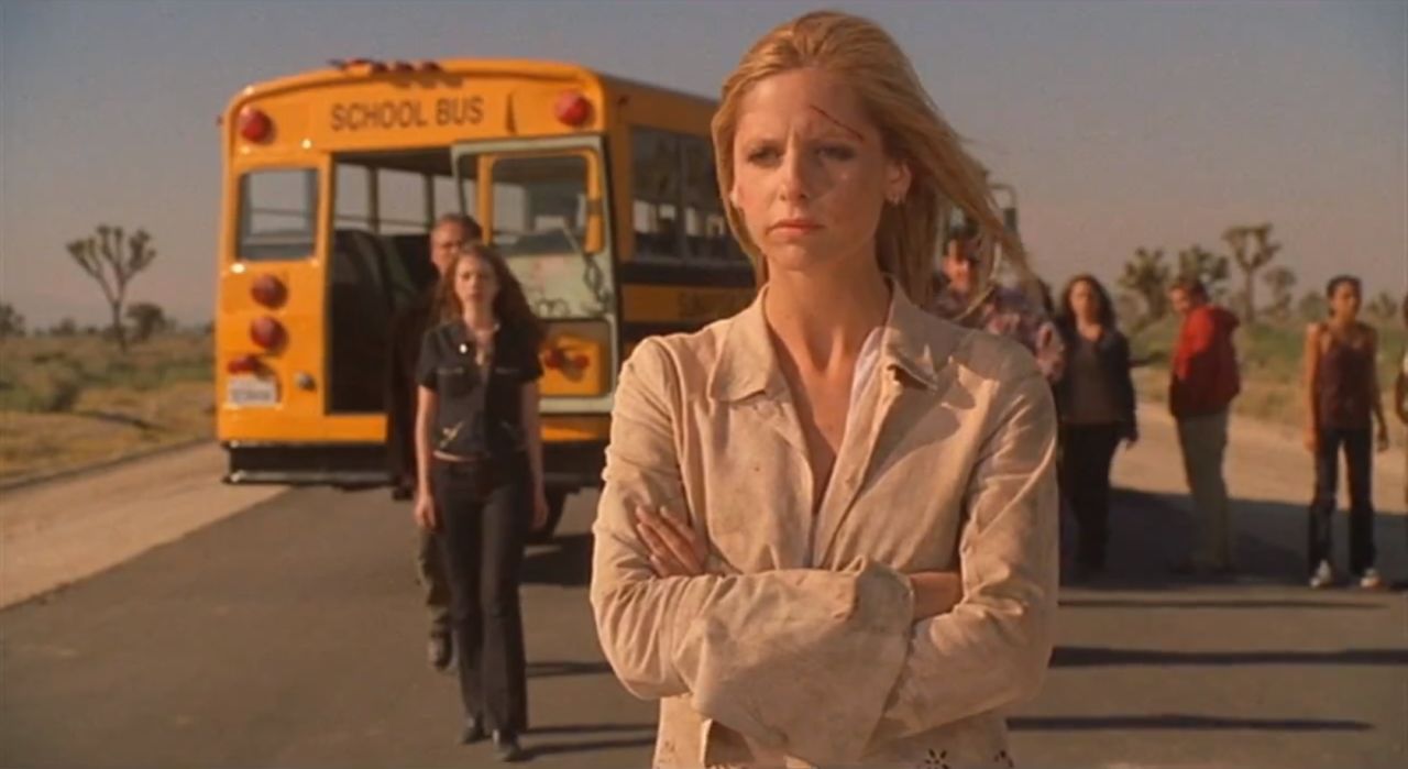 Five years after the movie "Buffy the Vampire Slayer" (1992) was released, Joss Whedon took his story about a young empowered woman who battles vampires and other forces of darkness to TV. The series followed Buffy Summers, played by Sarah Michelle Gellar, continuing her slayer duties in Sunnydale. "Buffy the Vampire Slayer" ended in 2003.