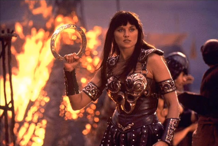 Gwen Frederick, 54: "'Xena: Warrior Princess' as played by Lucy Lawless. A woman on a redemptive mission who could 'out woman' and 'out man' anyone, all at the same time! The character inspired me to be fearless in my dreams and pursuits (I changed careers because of her) and to never give up in spite of obstacles or past mistakes."