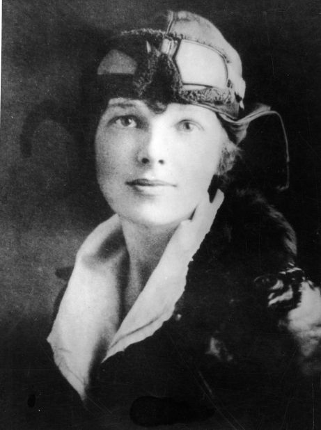Amelia Earhart in 1928.