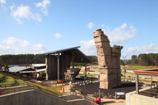 During filming, Woody Harrelson climbed the U.S. National Whitewater Center's 46-foot rock wall.