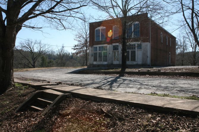 This old company store at the abandoned Henry River Mill Village in Hildebran became the Mellark family bakery.