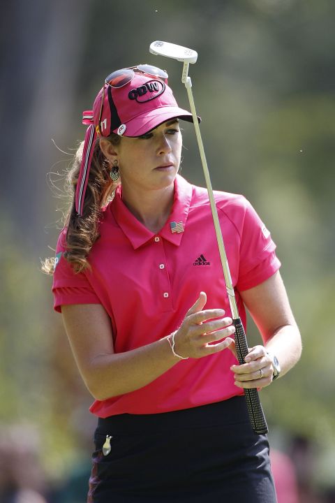 Golf star Paula Creamer visits Guadalajara every year for the LPGA Tour's Lorena Ochoa Invitational tournament, and works with local kids there.