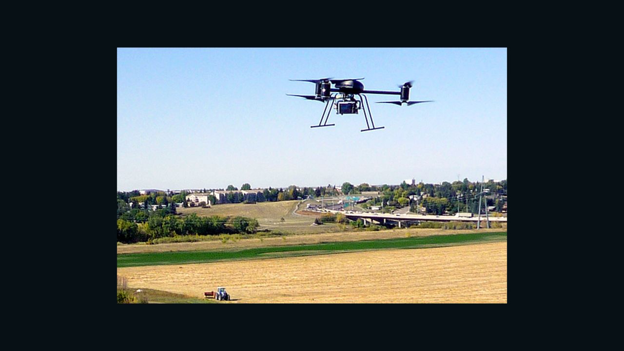 U.S. unmanned aircraft -- like this 3-pound Draganflyer helicopter -- are projected to number above 15,500 by 2018.