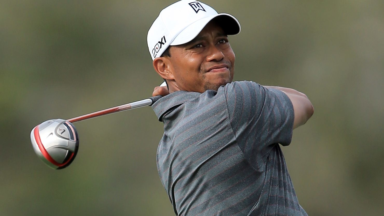 Tiger Woods struck the ball impressively from tee to green during his third round in Florida.