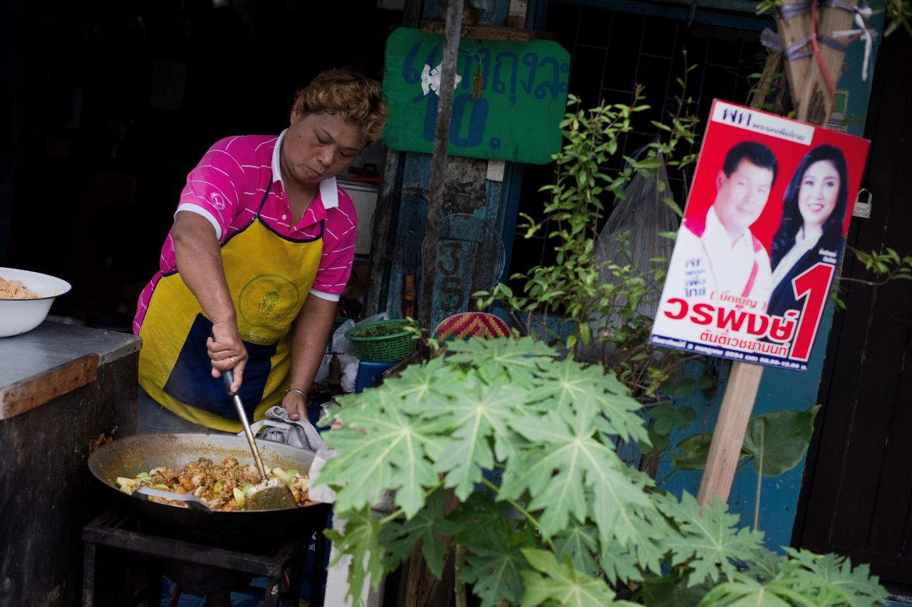 Bangkok street food culture is built around the Thai habit of eating many small meals throughout the day.
