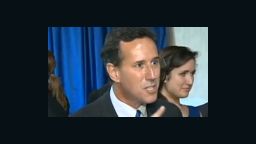 Rick Santorum in a heated exchange with a New York Times reporter