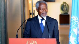Kofi Annan pictured in Geneva in March 2012.