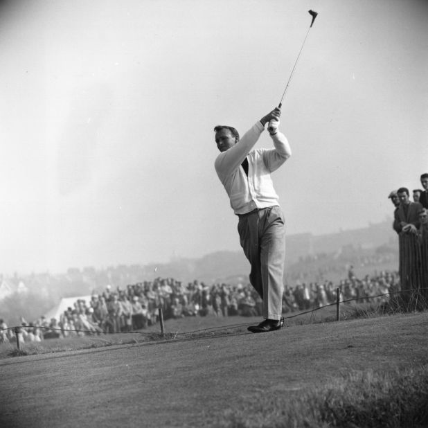 Palmer was the most recognizable sportsman of his generation and he would be followed by legions of fans who were known as "Arnie's Army." His greatest year was 1962, when he won the Masters and the British Open, as well as topping both the PGA Tour money and scoring lists.