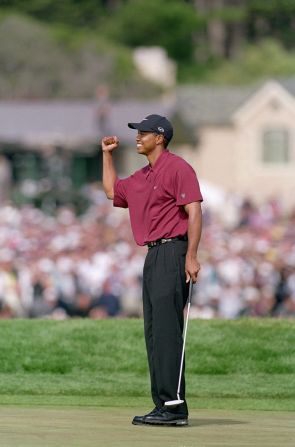 To many, Woods is the greatest player the world has seen. He had already won two of his 14 majors prior to 2000 but the new millennium saw him play golf from another planet. Aged 25, the American won three of the four majors and then the 2001 Masters to become the first man to hold all four titles at once.