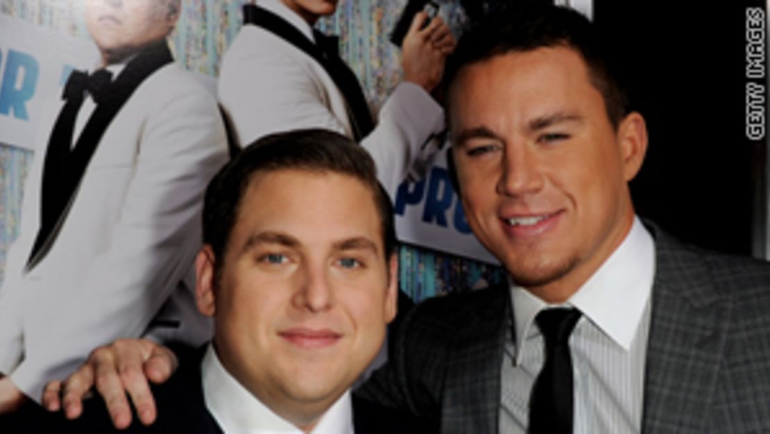 Jonah Hill and Channing Tatum at the "21 Jump Street" premiere.