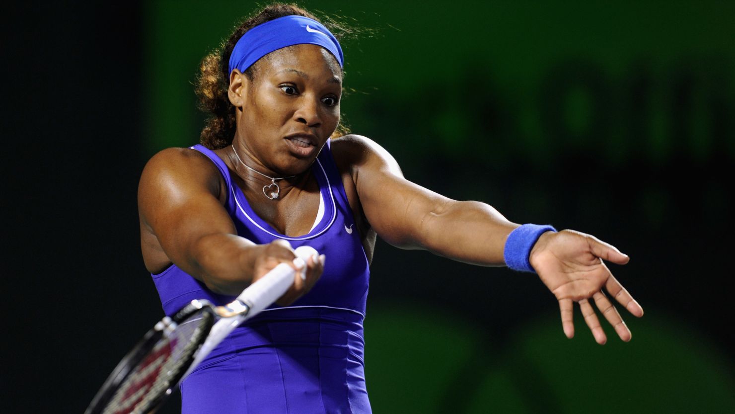 American tennis star Serena Williams is a five-time winner of the Miami hard-court tournament.