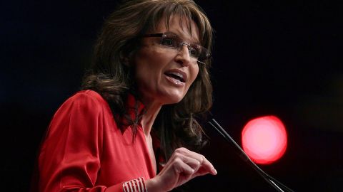 Sarah Palin addresses the Conservative Political Action Conference on February 11 in Washington, D.C. 