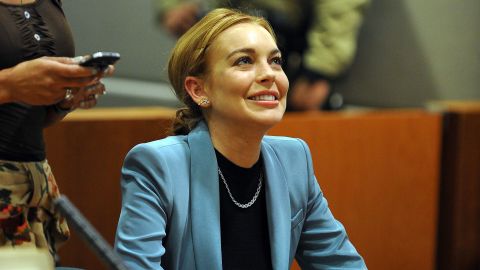 Lindsay Lohan, shown here at her probation hearing in March, will attend the White House Correspondents' Dinner this year.